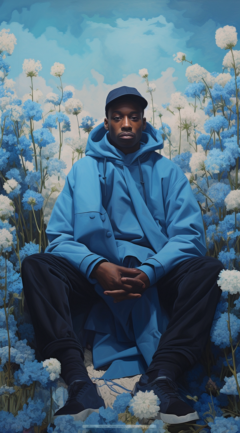 robg._58957_man_in_blue_coat_sitting_in_blue_flowers_in_the_sty_6abe4df9-ce27-497a-b939-d98b516b7a29